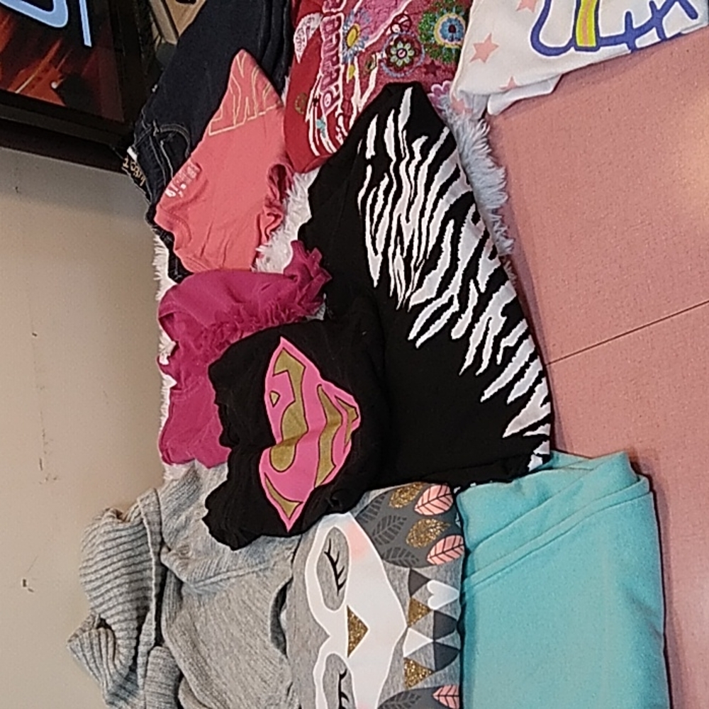 Girls size 10-12 clothes lot of 10, Justice, Hello Kitty, Place, Cherokee